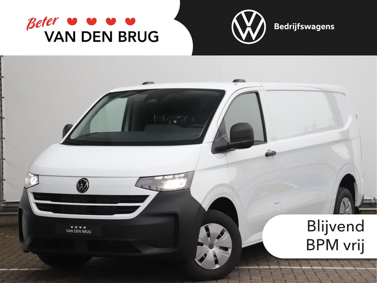 Volkswagen Transporter - 2.0 TDI 110pk L2H1 | BPM-vrij | Achterdeuren | Parkeerhulp | Cruise control | Airco | Spie - AutoWereld.nl