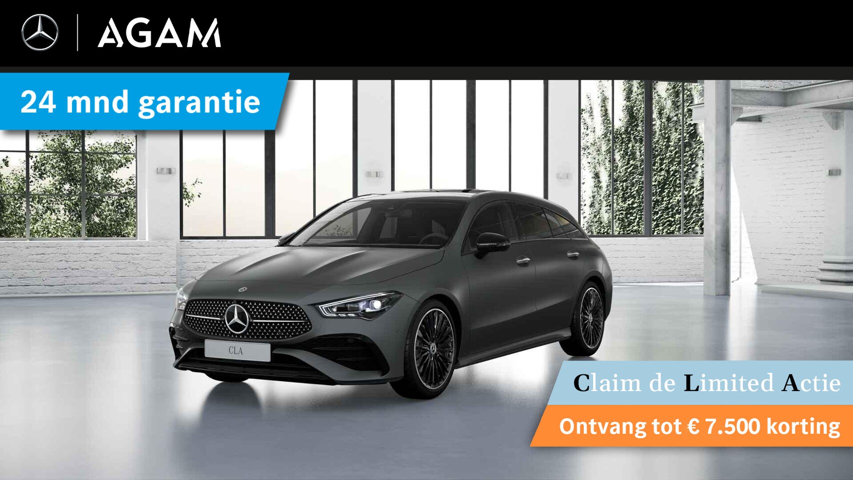 Mercedes-Benz CLA-klasse Shooting Brake - 180 Star Edition AMG LIMITED Panorama dak | Trekhaak - AutoWereld.nl