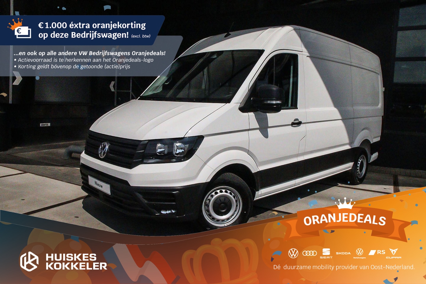 Volkswagen Crafter - 35 2.0 TDI 140pk L3H3 Highline | BPM-vrij | ACTIE | - AutoWereld.nl