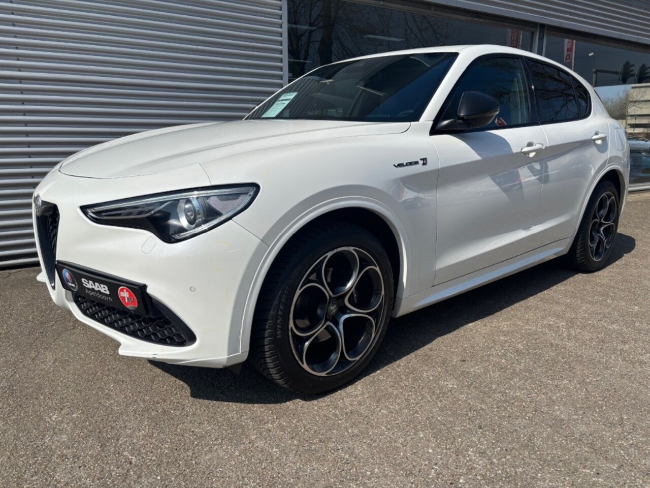 Alfa Romeo Stelvio - 2.0 Turbo Veloce TI Q4 My21 Bianco Madreperla BTW - AutoWereld.nl