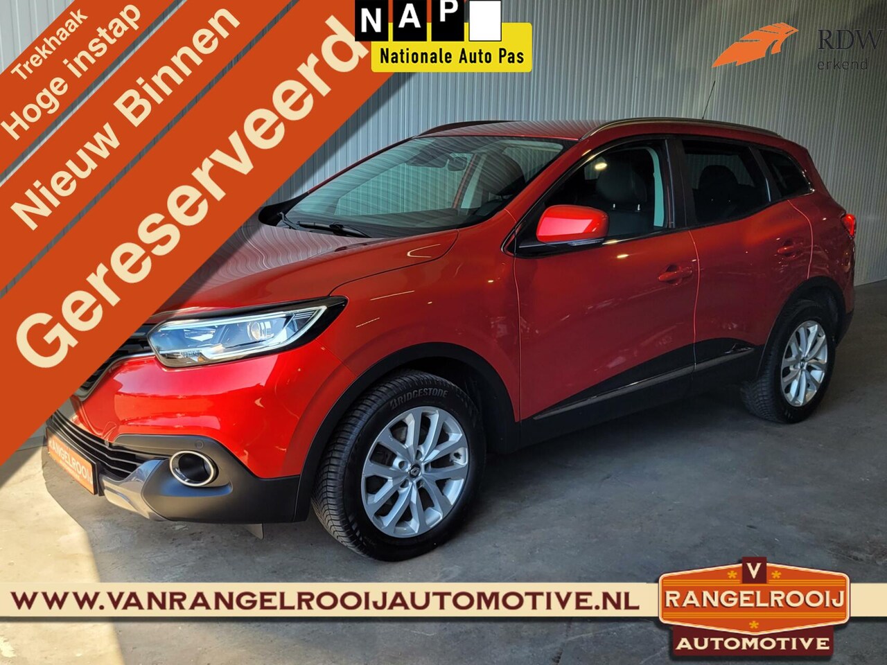 Renault Kadjar - 1.2 TCe Intens 1.2 TCe Intens, 2 eig., trekhaak, DAB, half leer, PDC v+a - AutoWereld.nl