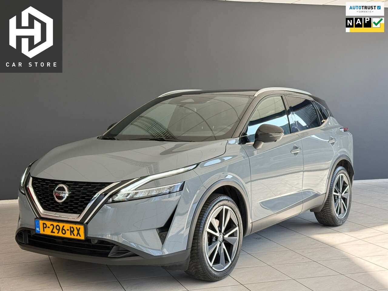 Nissan Qashqai - 1.3 MHEV Xtronic Tekna Plus Panodak|Adap Cruise|Dealer Onderhouden - AutoWereld.nl