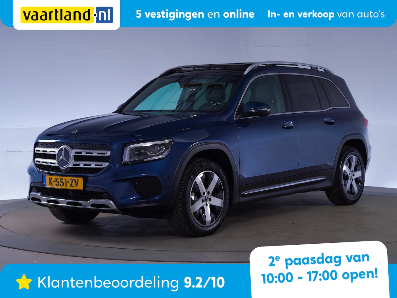 Mercedes-Benz GLB - 200 Luxury Aut. 7-Pers. [ Panorama Memory Leder Widescreen Trekhaak ] - AutoWereld.nl