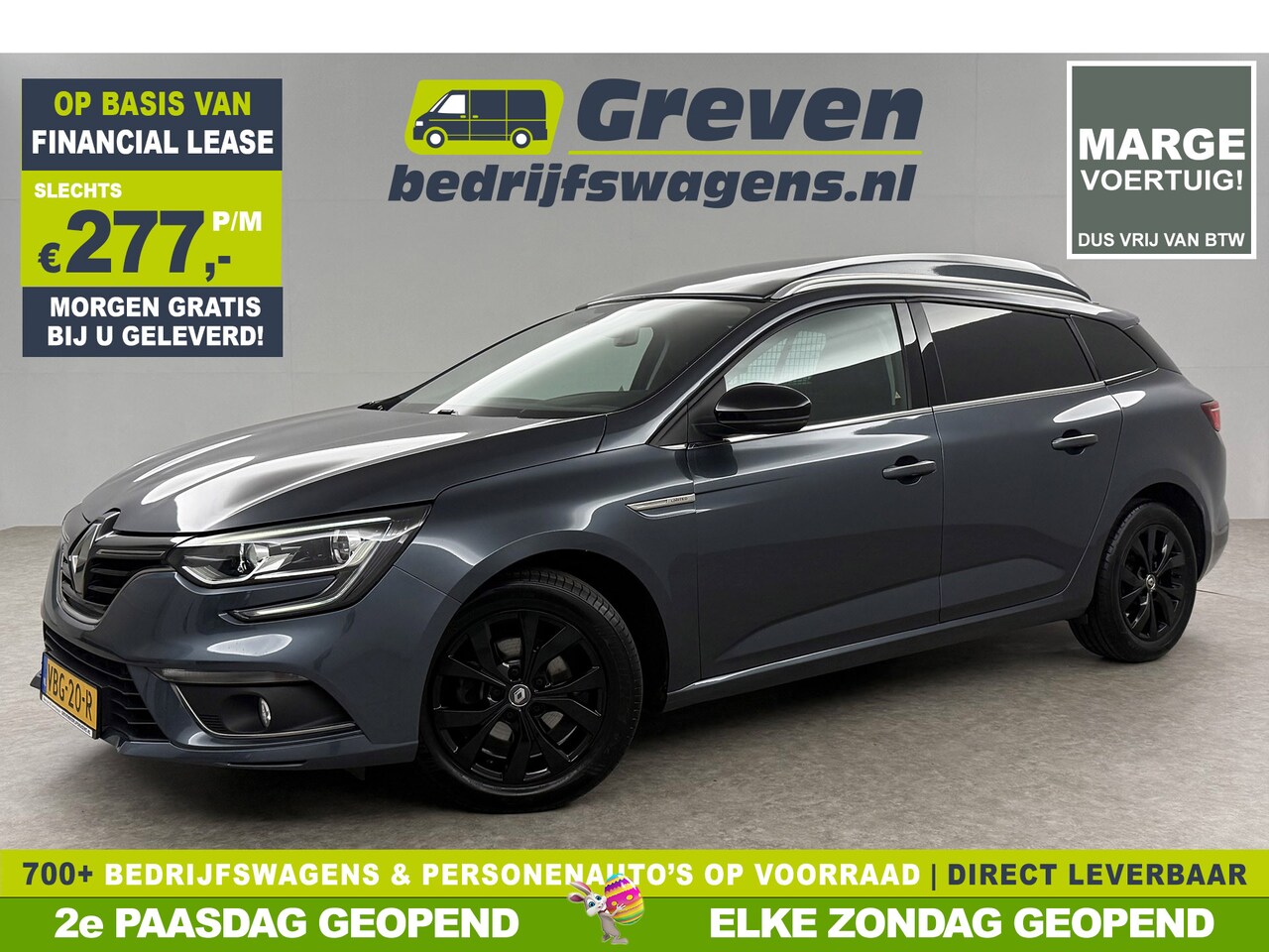 Renault Mégane - Energy TCe Limited | VAN | Grijs kenteken | EMISSIEVRIJE ZONE | Clima Cruise Carplay Navi - AutoWereld.nl