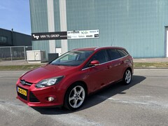 Ford Focus Wagon - 1.6i EcoBoost Titanium 6-Bak 150 PK. Mooie en als nieuw rijdende auto
