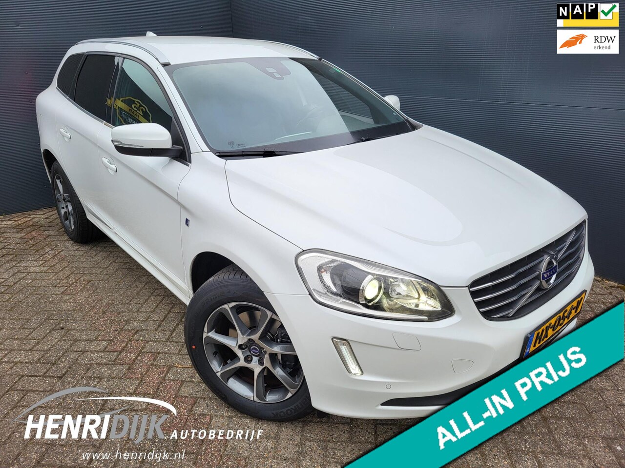 Volvo XC60 - 2.4 D5 Ocean Race Leder / Trekhaak / Navi / Cruise / Clima - AutoWereld.nl
