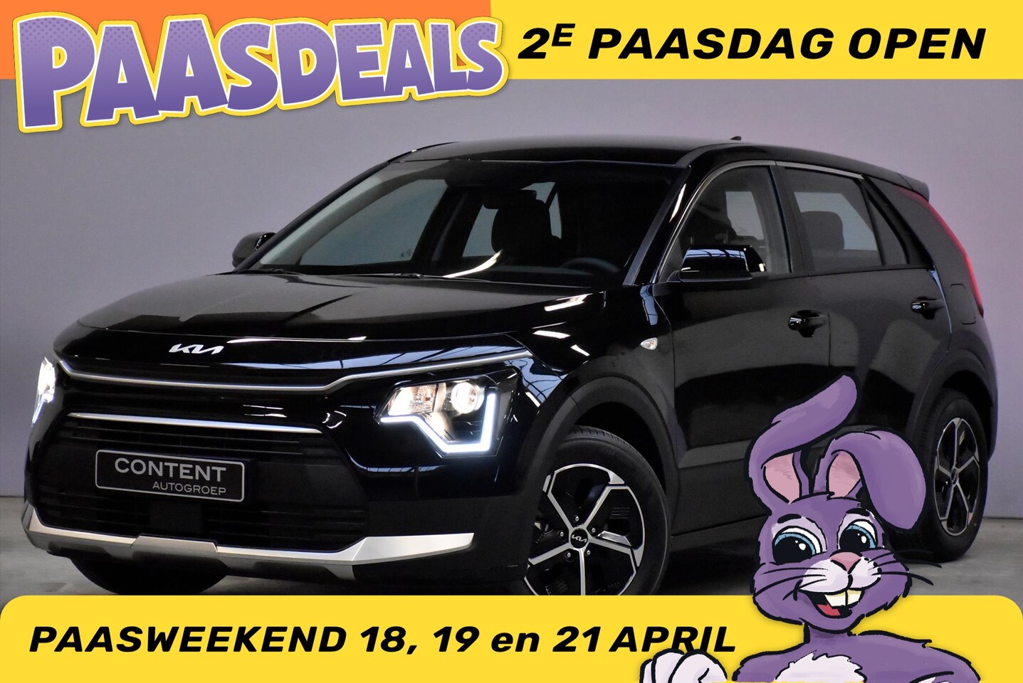 Kia Niro - 1.6 GDi Hybrid 129pk DCT6 ComfortLine DIRECT LEVERBAAR - AutoWereld.nl