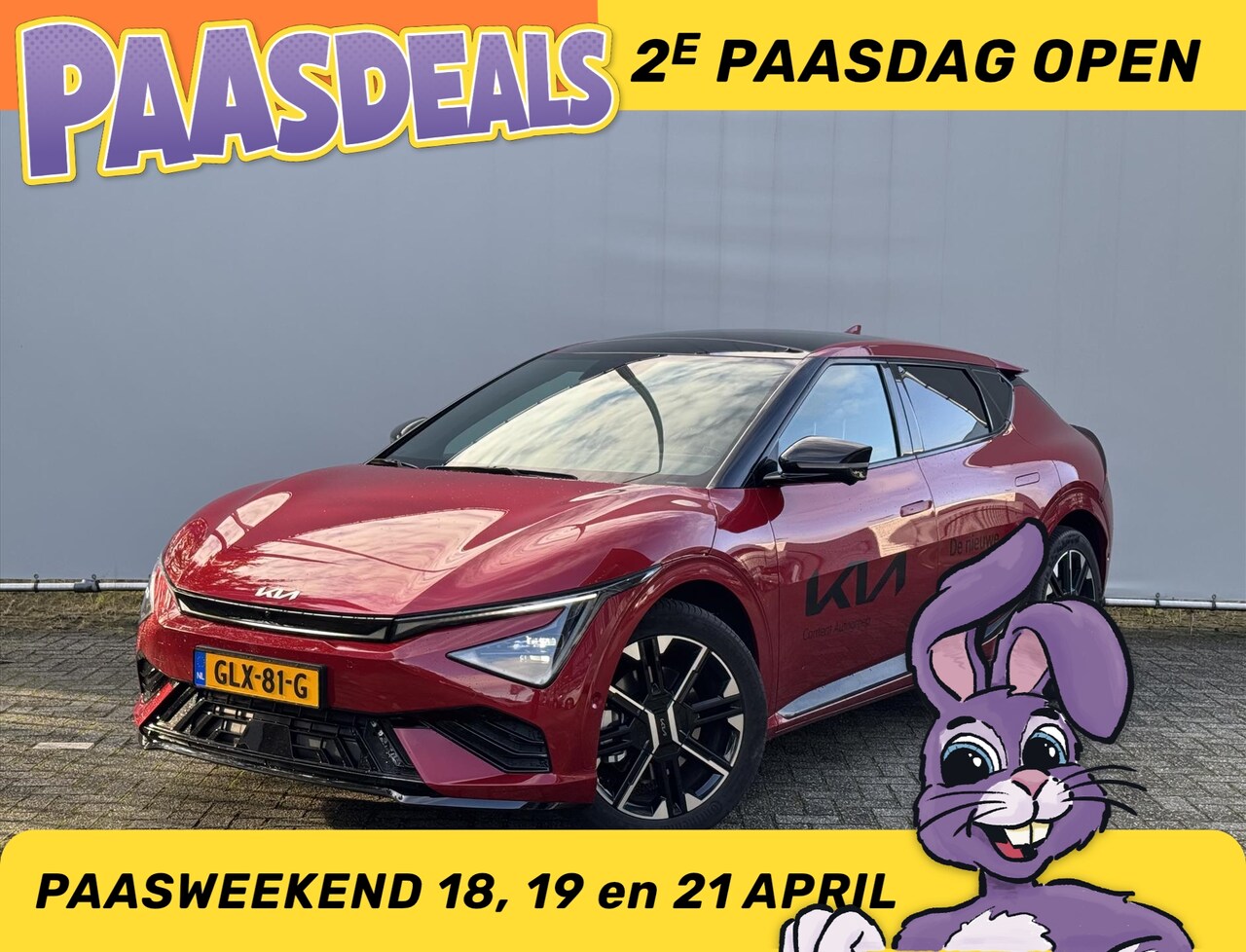 Kia EV6 - 84kWh 229pk RWD GT-Line Pano Dak - AutoWereld.nl