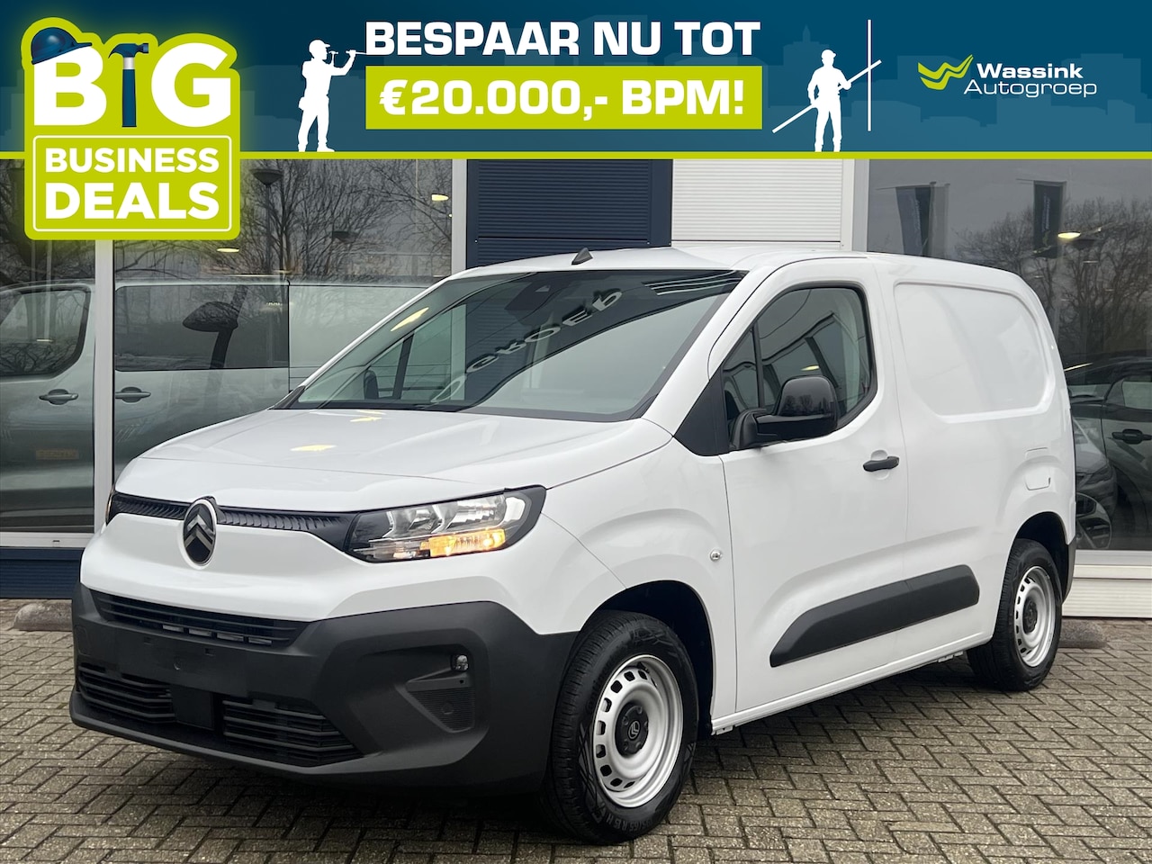 Citroën Berlingo - Van GB 1.5 BlueHDi 100pk L1 | BPM Vrij | Houtenvloer laadruimte met antislip afwerking (9m - AutoWereld.nl