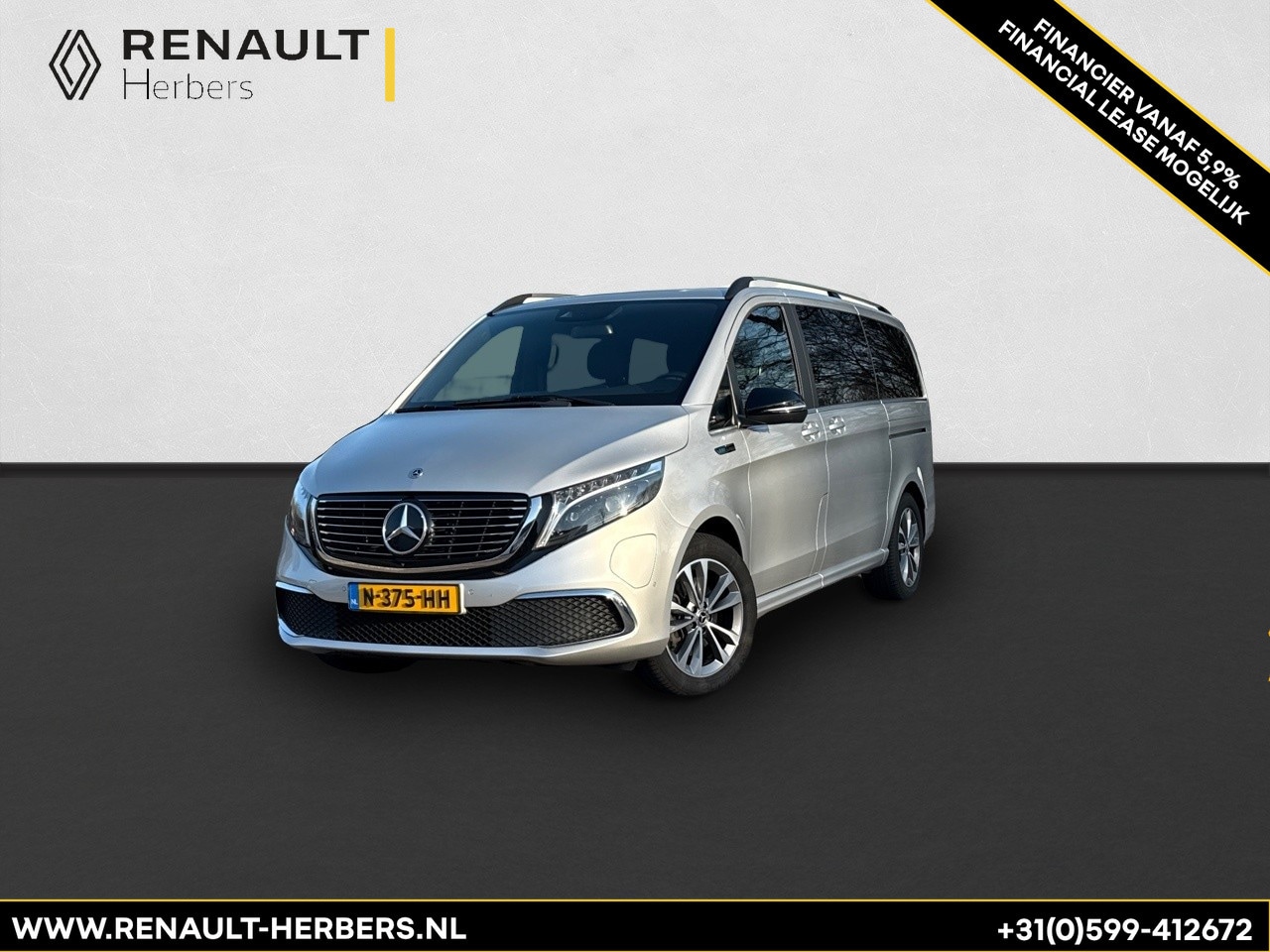 Mercedes-Benz EQV - 300 L2 Avantgarde 90 kWh BURMESTER / GROOT NAVI / CAMERA / 7 PERSOONS / GARANTIE T/M 10-20 - AutoWereld.nl