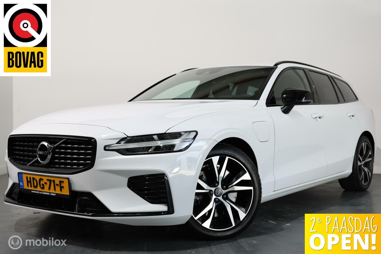 Volvo V60 - 2.0 T6 Recharge AWD R-Design - NAVI - LEER - AutoWereld.nl