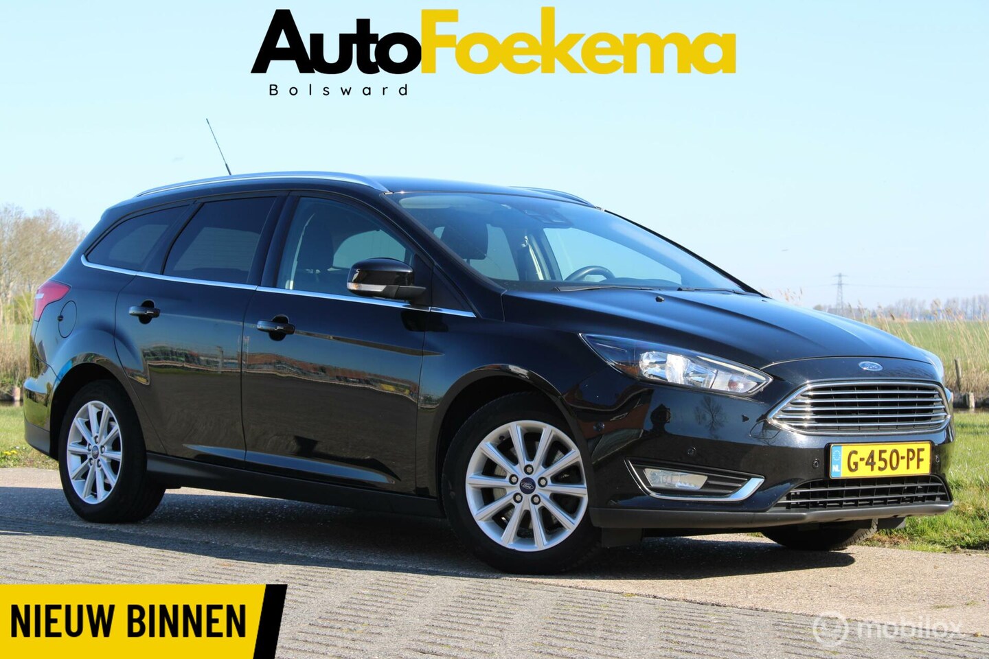 Ford Focus Wagon - 1.5 Titanium Edition LANE ASSIST NAVI AFN. TREKHAAK - AutoWereld.nl