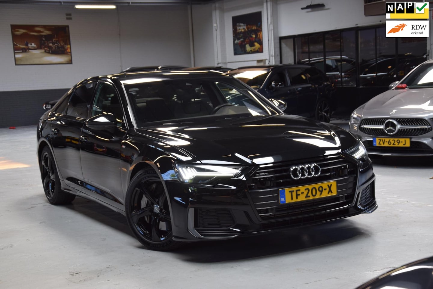 Audi A6 Limousine - 3.0 V6 55 TFSI Quattro *2xS-Line* Navi|Leder|Soft-close|340pk!! - AutoWereld.nl