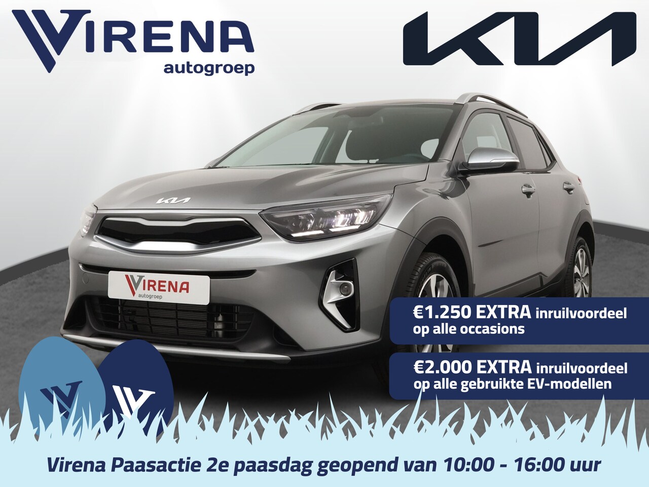 Kia Stonic - 1.0 T-GDi MHEV DynamicPlusLine (NIEUW) - Stoel/Stuur Verwarming - Keyless Entry - Climate - AutoWereld.nl