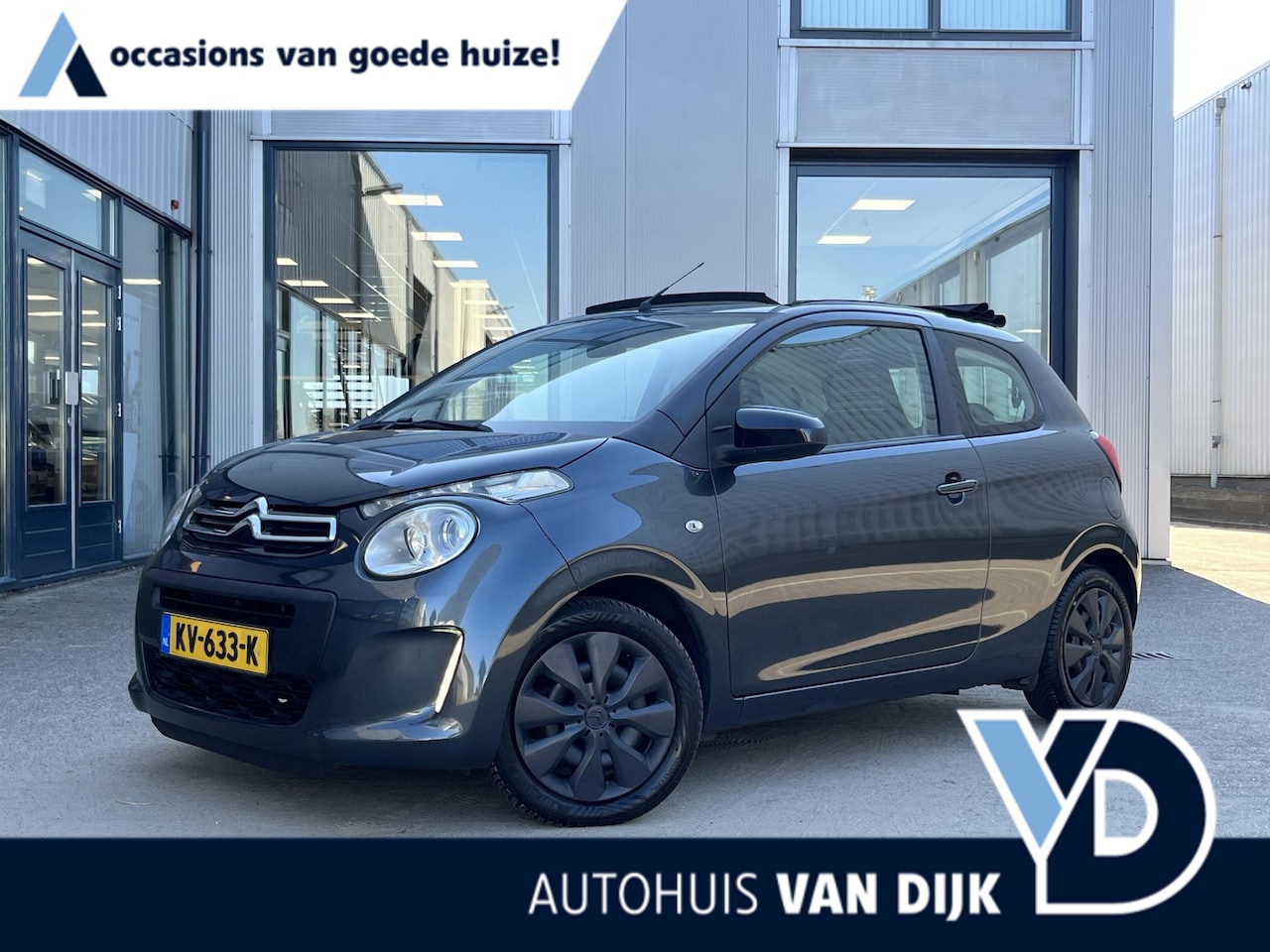 Citroën C1 - 1.0 e-VTi Shine | Airco/El. Ramen/Speed Limiter/Elektrisch bedienbaar Vouwdak - AutoWereld.nl