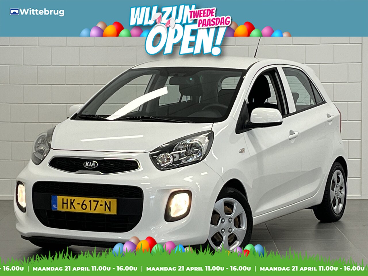 Kia Picanto - 1.0 CVVT ComfortLine 5 DEURS | AIRCO | RADIO / USB | LEUKE ZUINIGE AUTO! - AutoWereld.nl