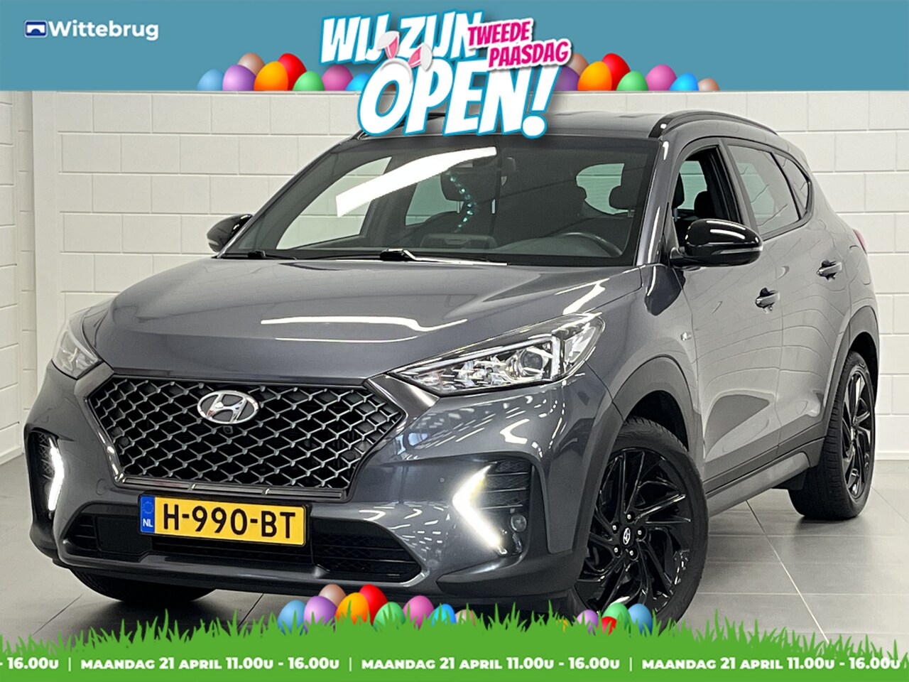 Hyundai Tucson - 1.6 T-GDI N-Line AUTOMAAT! | TREKHAAK | NAVIGATIE | SPORTIEF UITGEVOERD! - AutoWereld.nl