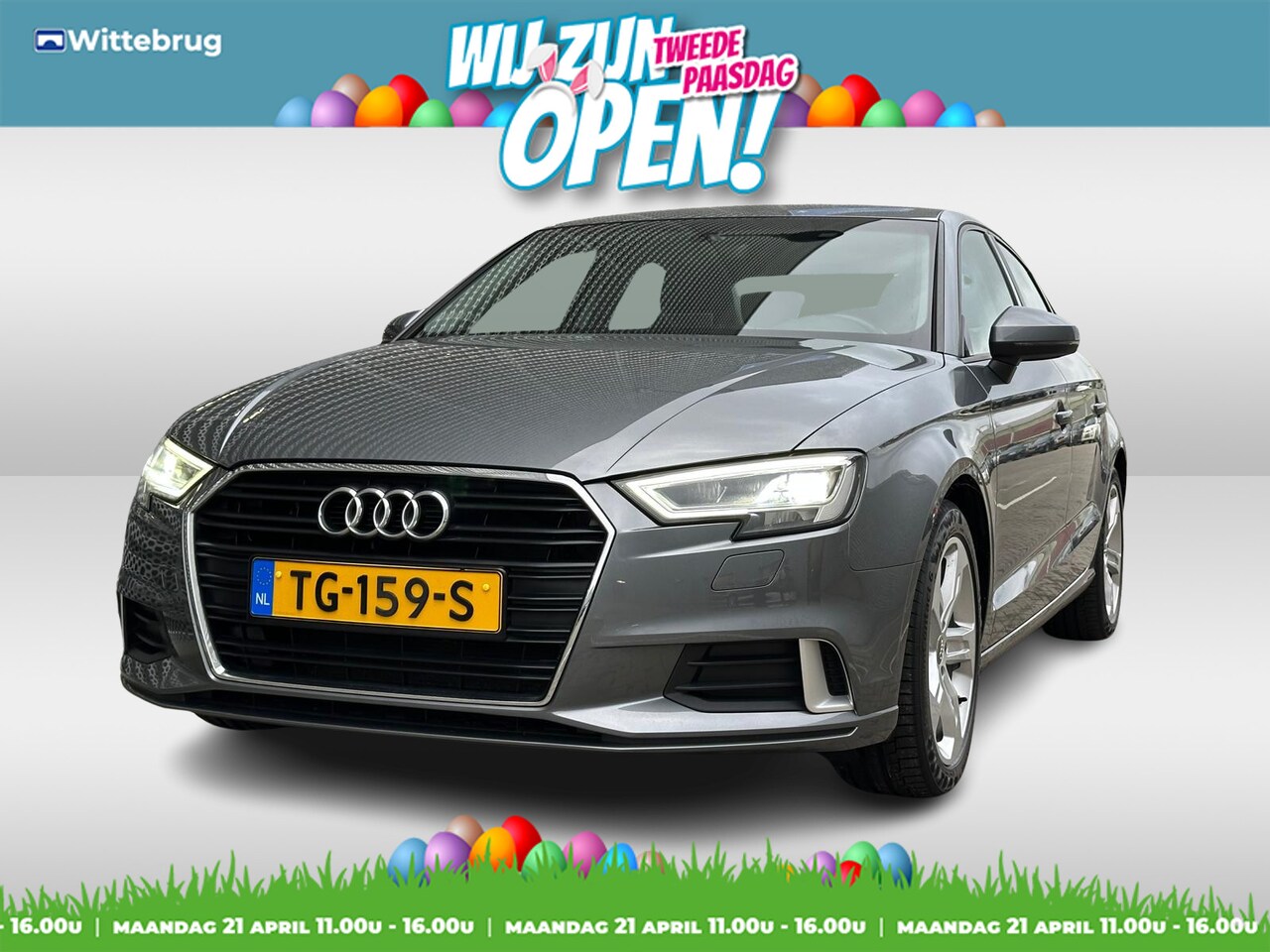 Audi A3 Limousine - 1.0 TFSI Sport Lease Edition / Sportpakket / LED / 17" LMV / Parkeersensoren Achter / Navi - AutoWereld.nl