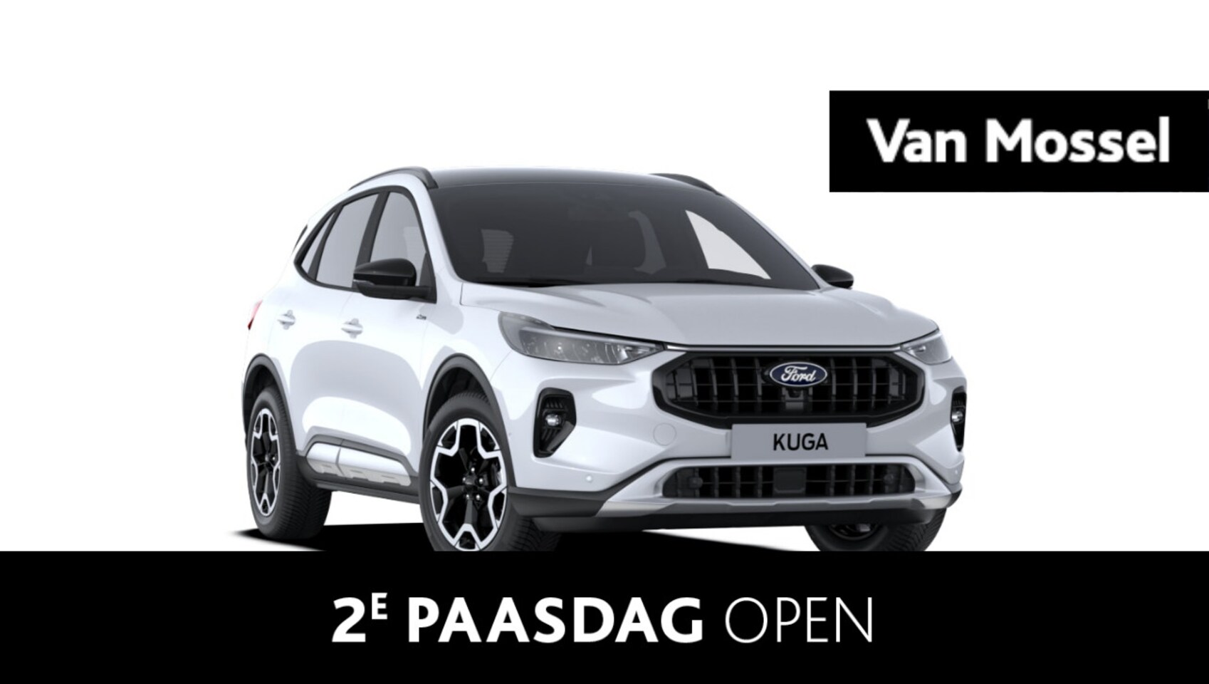 Ford Kuga - 2.5 PHEV Active X | 2100KG TREKGEWICHT | €4000,- FORD VOORDEEL | 243 PK!  |  FROZEN WHITE - AutoWereld.nl