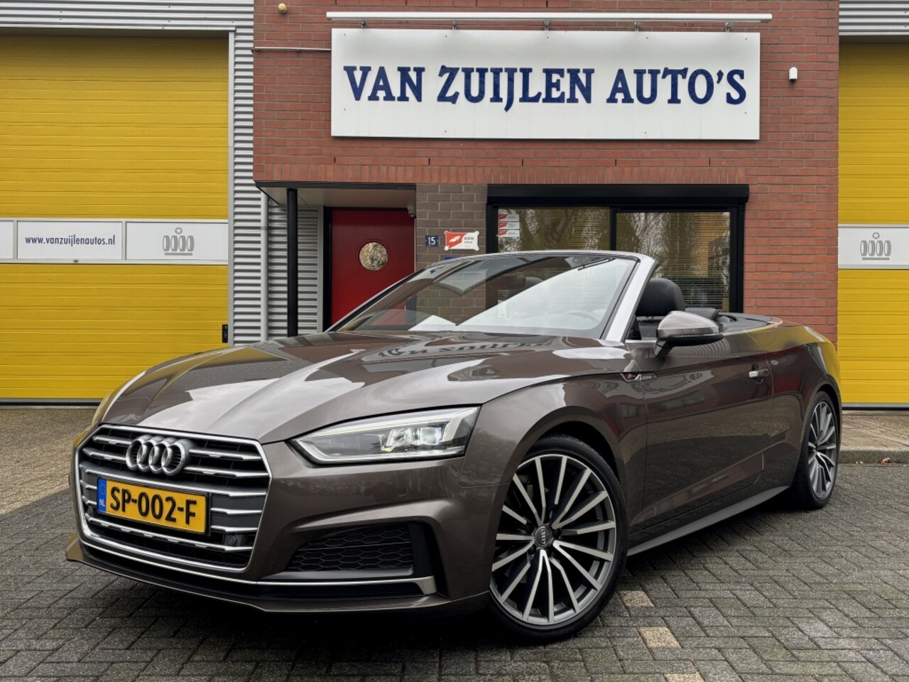 Audi A5 Cabriolet - 2.0 TFSI Aut S-Line Virtual Trekhaak Elektr.stoelen Keyless - AutoWereld.nl
