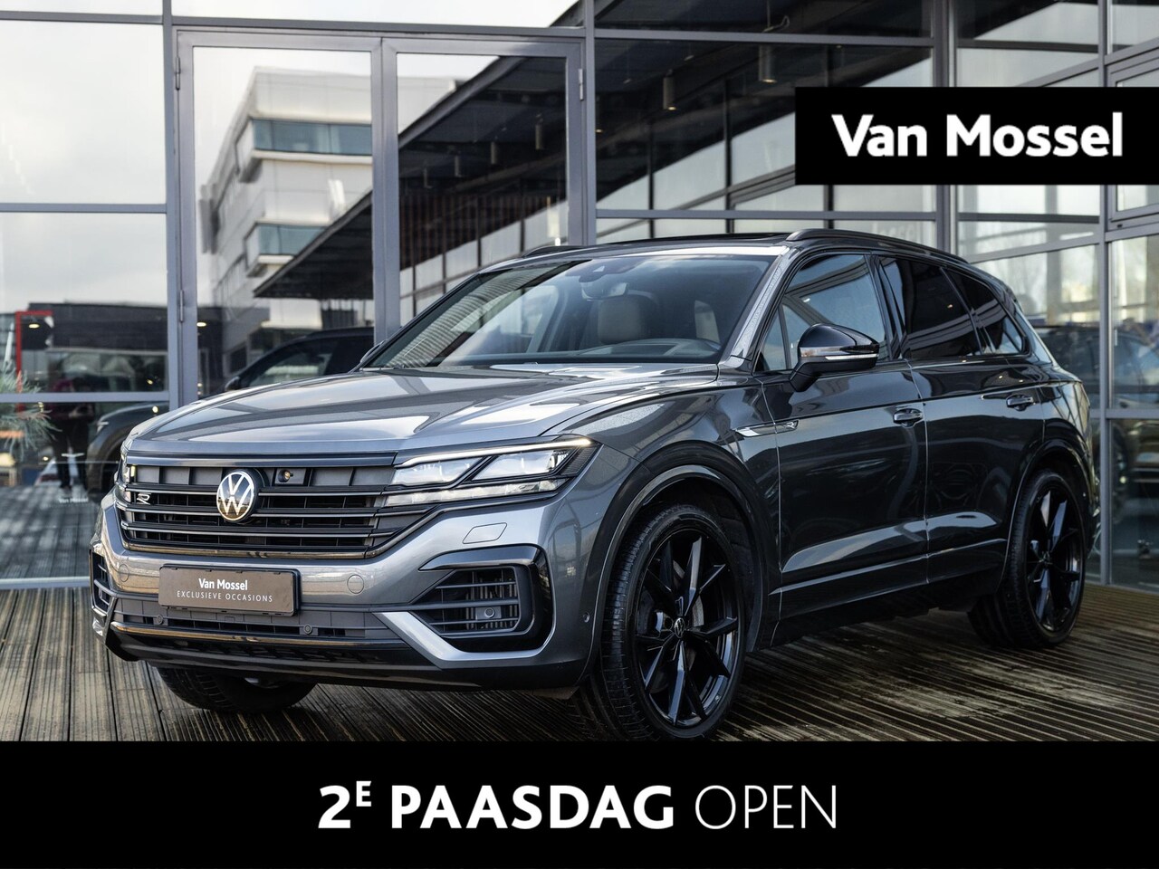 Volkswagen Touareg - 3.0 TSi 4MOTION R |  eHybrid | PANORAMADAK | HEAD UP DISPLAY | BLACK STYLE | MATRIX | DYNA - AutoWereld.nl