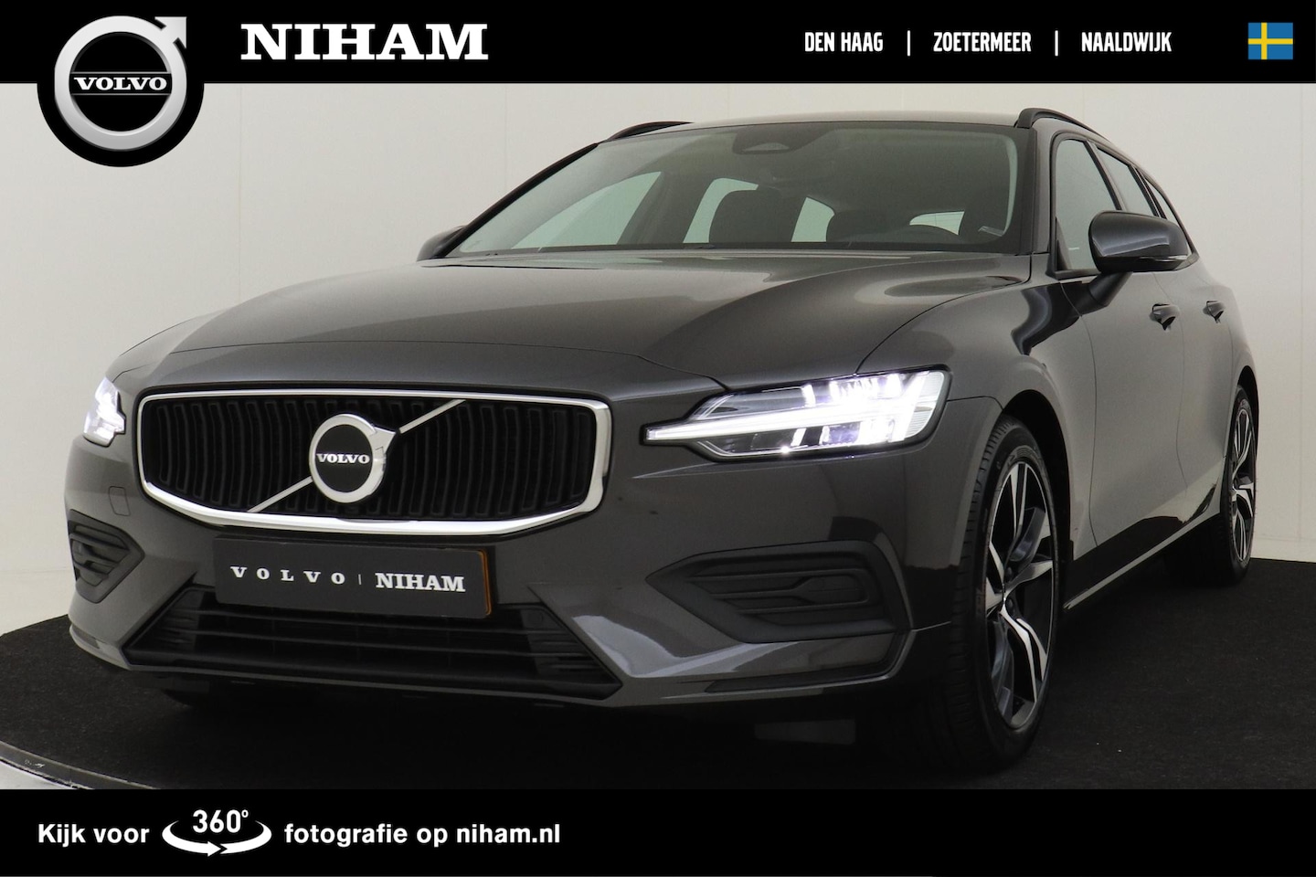 Volvo V60 - B3 (M-HYBRID) ESSENTIAL -LEDER|ADAP.CRUISE|BLIS|CLIMATE|18"|CAMERA - AutoWereld.nl