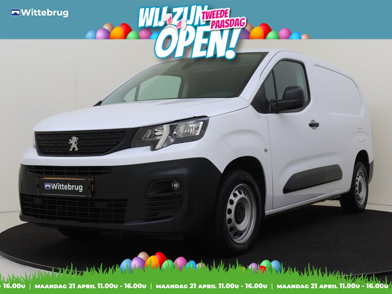 Peugeot Partner - 1.5 BlueHDi 100 S&S L1 | RIJKLAAR! | 3 Zits | Navigatie | Trekhaak MD - AutoWereld.nl