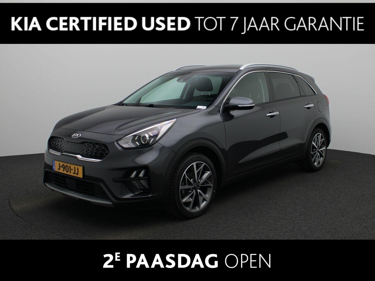 Kia Niro - 1.6 GDi Hybrid DynamicPlusLine | Navigatie | Climate Control | Lm velgen | Parkeersensoren - AutoWereld.nl