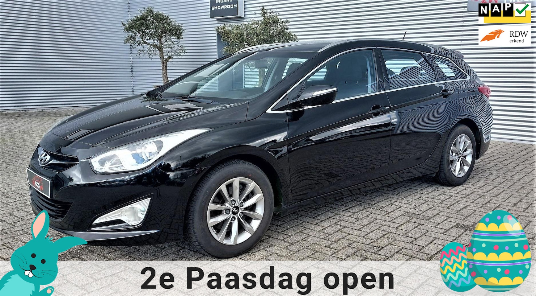 Hyundai i40 Wagon - 1.6 GDI Blue i-Motion 1.6 GDI Blue i-Motion, centrale vergrendeling ,airco, dealer onderhouden, cruise control, - AutoWereld.nl