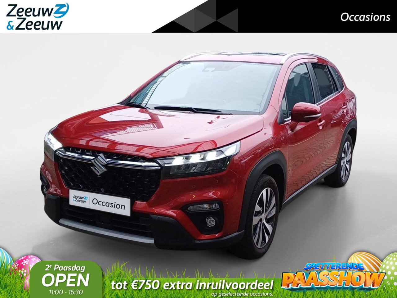 Suzuki S-Cross - 1.5 Hybrid Style | Panoramadak | 360 Camera | Stoelverwarming | Half leder bekleding | Fab - AutoWereld.nl