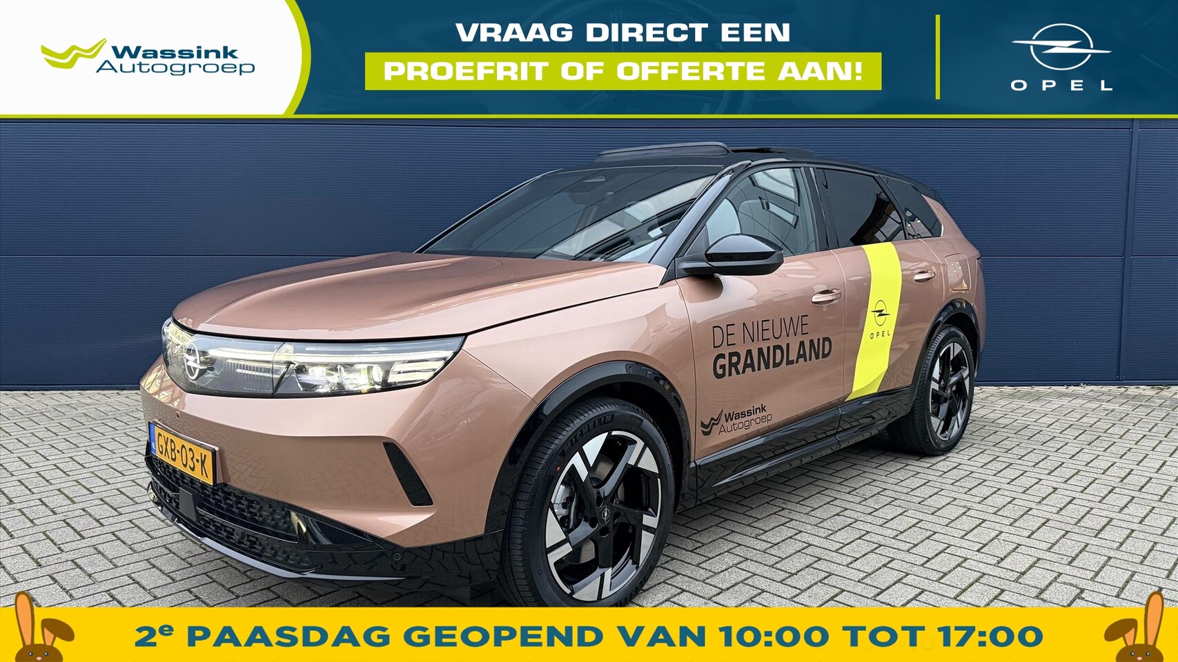 Opel Grandland - New 73kWh 213pk GS | Schuif-/Kanteldak | Intelli-lux Verlichting | 16" Multimediascherm | - AutoWereld.nl