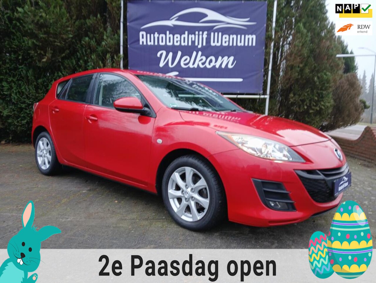 Mazda 3 - 1.6 -16V MZR Airco, LM velgen, Metallic , eerst eigenaar, enz. - AutoWereld.nl