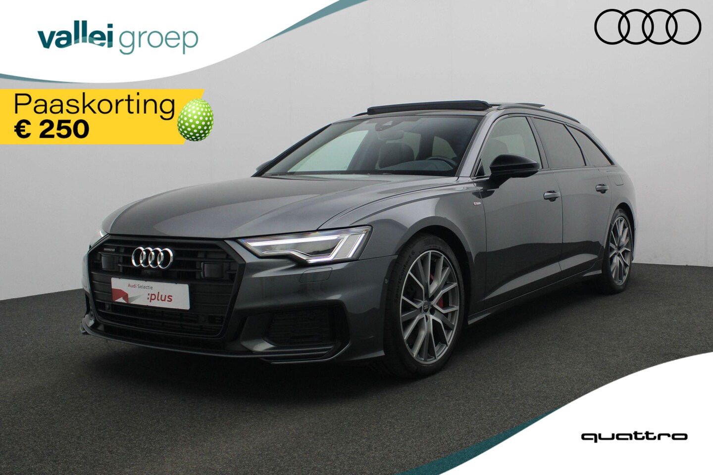 Audi A6 Avant - 55 TFSI e 367 pk S-tronic quattro Pro Line S Competition / S-Line | Panoramadak | Trekhaak - AutoWereld.nl