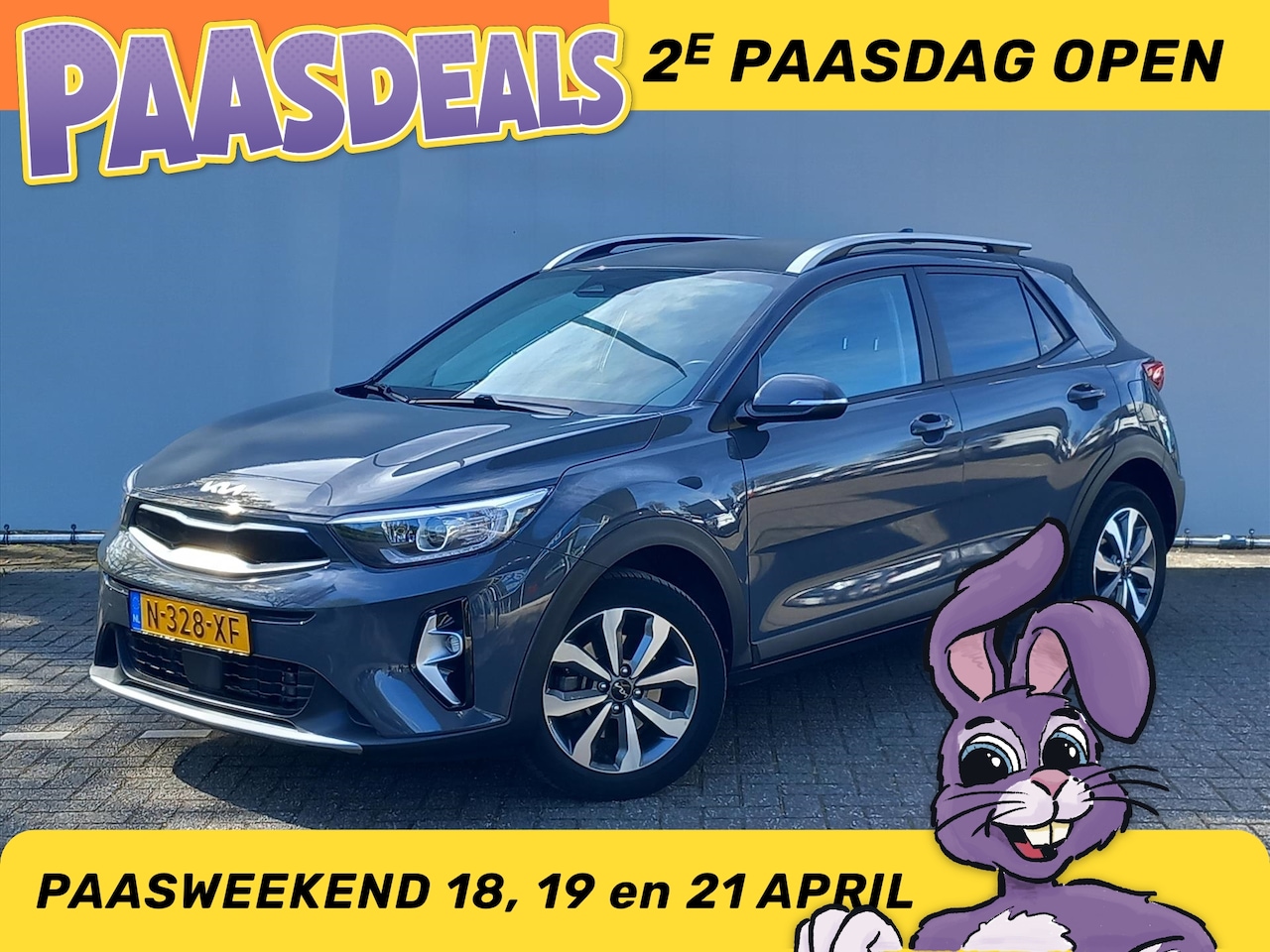 Kia Stonic - 1.0 100pk DynamicPlusLine I Navi I Clima - AutoWereld.nl
