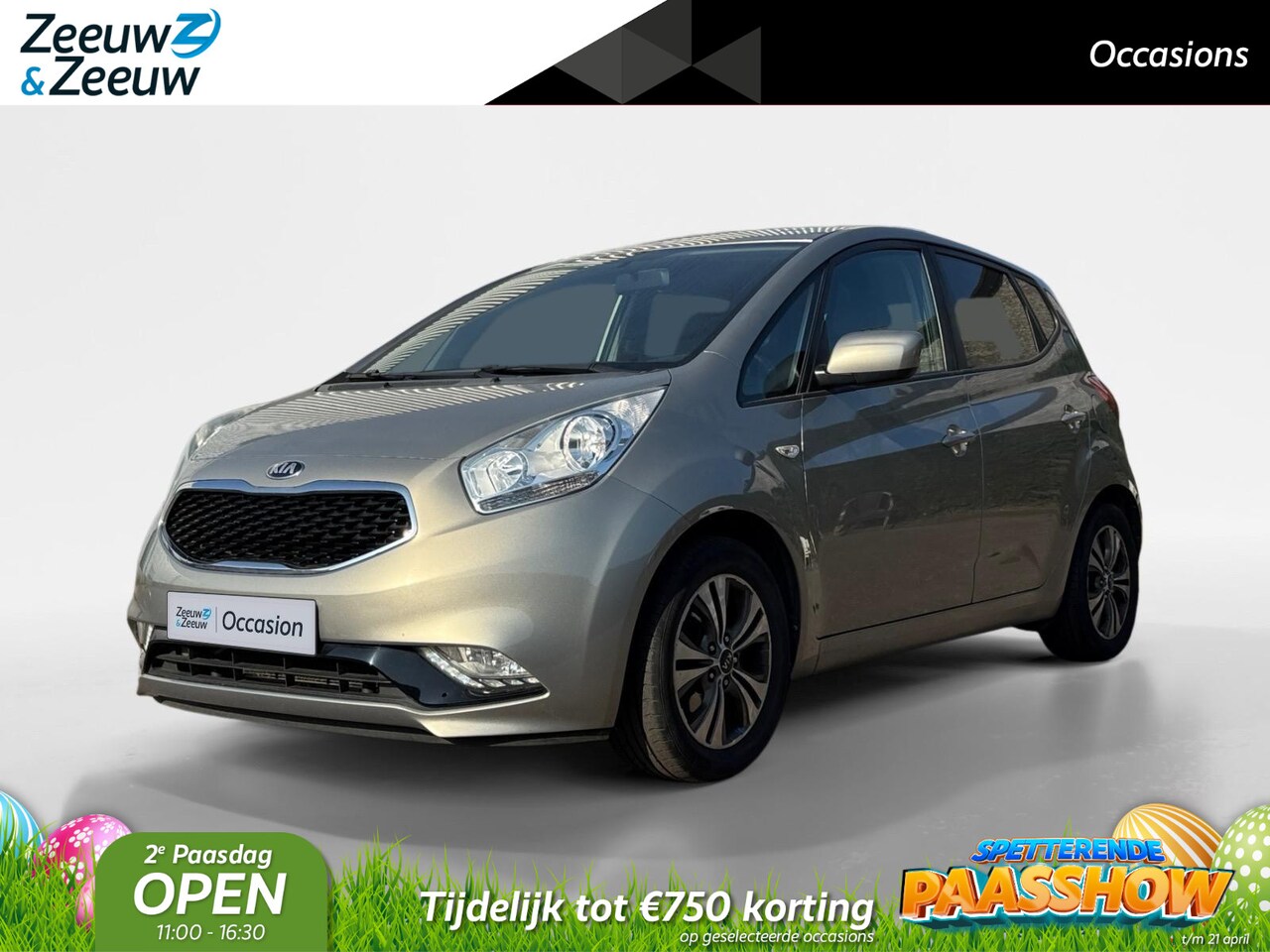 Kia Venga - 1.4 CVVT DynamicPLusLine | Navigatie | Parkeersensoren | Hoge instap - AutoWereld.nl