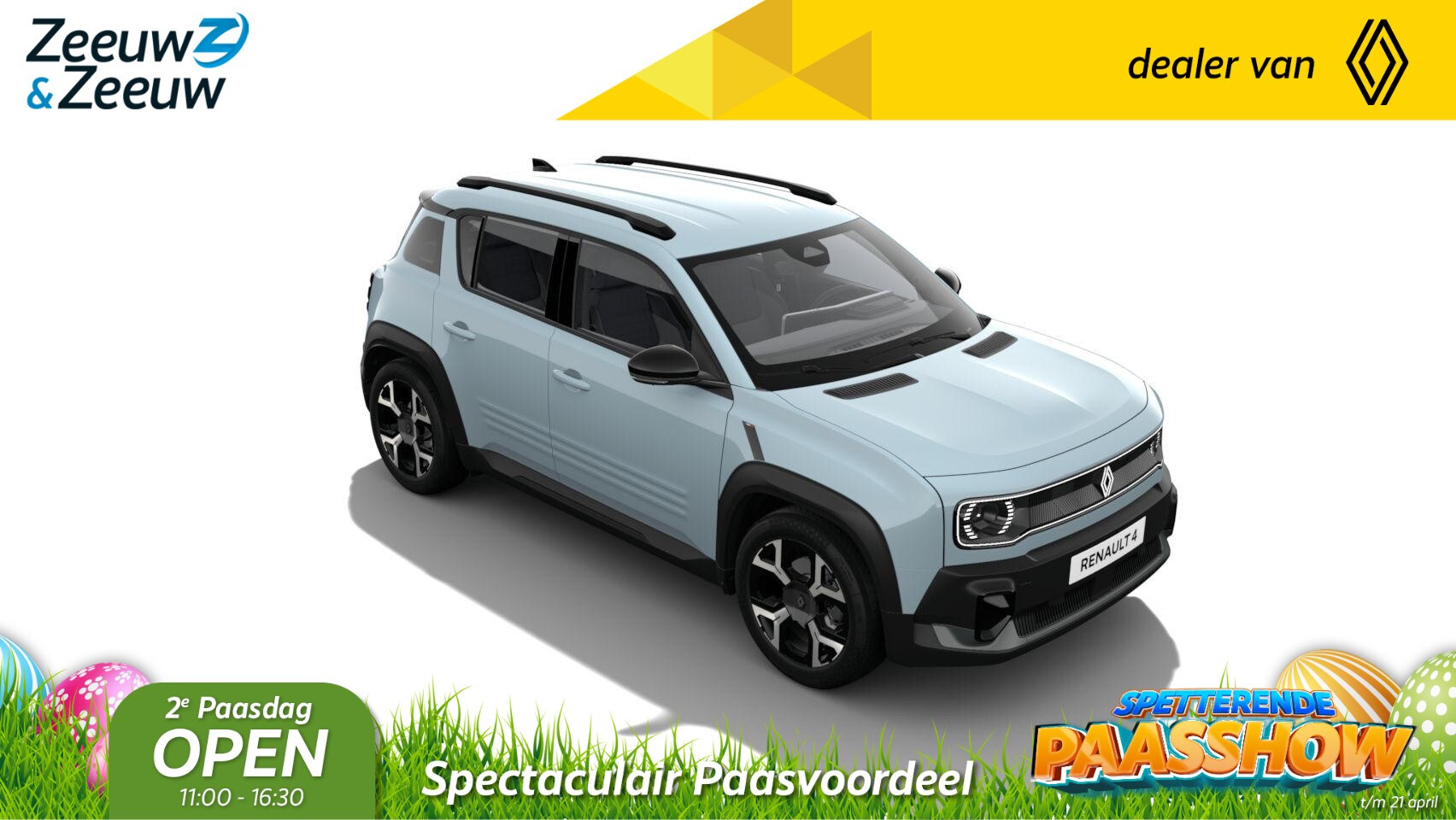 Renault 4 - comfort range techno 52 kWh | NIEUW TE BESTELLEN NU MET €1.000,- SALE & SALE KORTING!!! - AutoWereld.nl