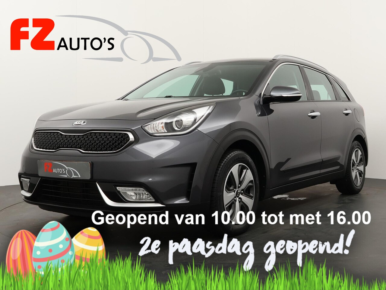 Kia Niro - 1.6 GDi Hybrid First Edition | Hoge instap | Trekhaak | Metallic | - AutoWereld.nl