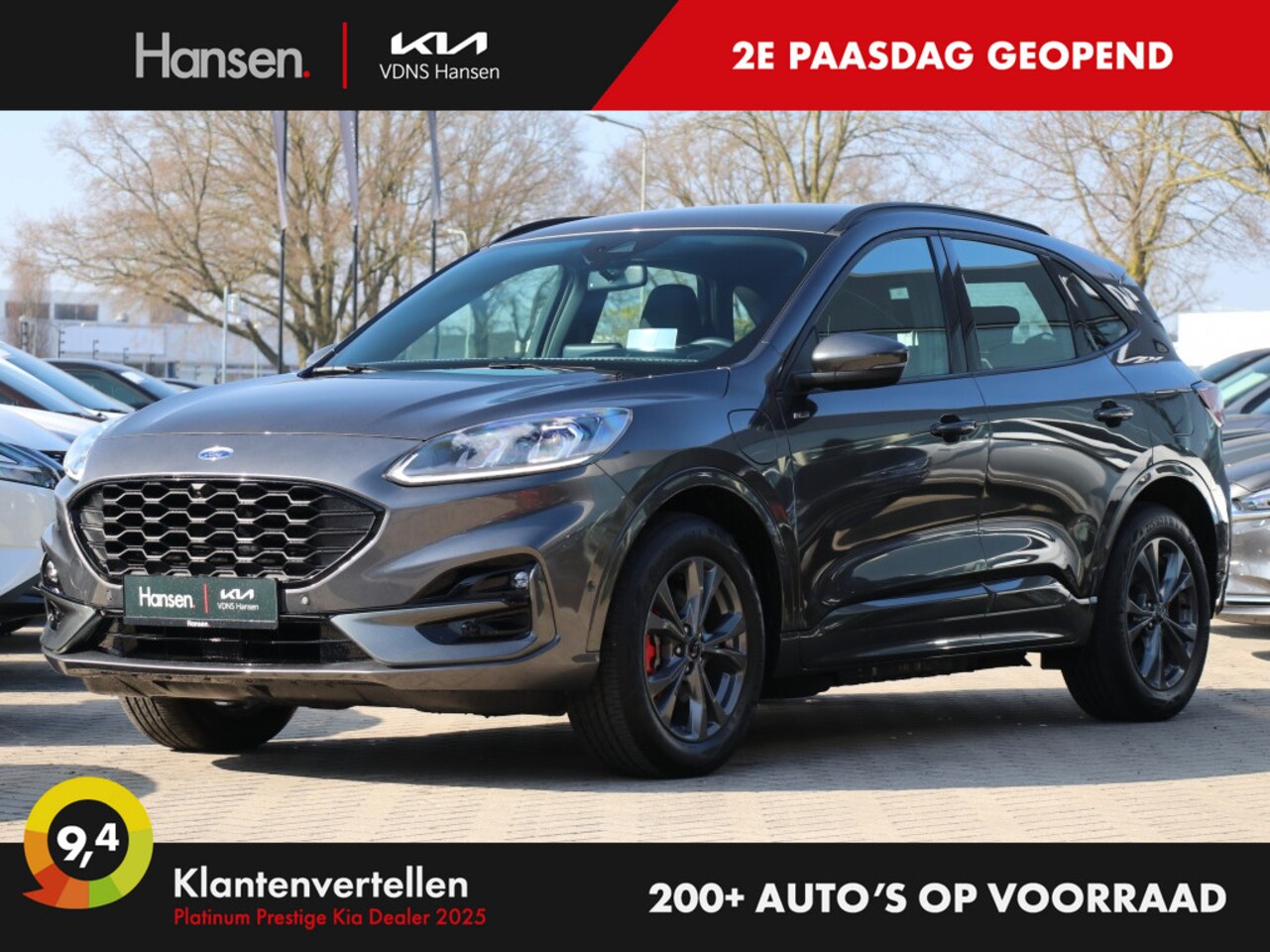 Ford Kuga - 2.5 PHEV ST-Line I Head-up I Keyless I Navi I Dodehoekdetectie - AutoWereld.nl