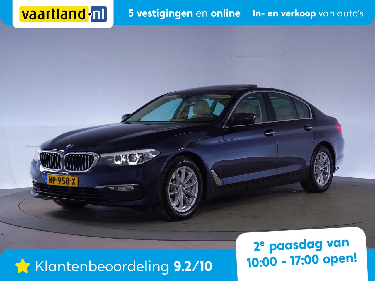 BMW 5-serie - 530i Executive Aut. [ Schuifdak Leder LED Navi ] - AutoWereld.nl