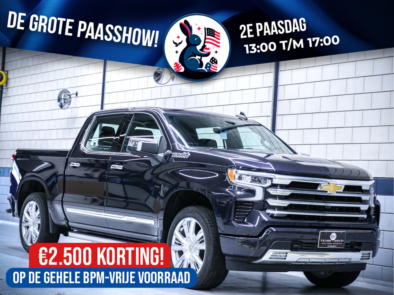 Chevrolet Silverado - High Country | 6.2L V8 Dark Ash - AutoWereld.nl