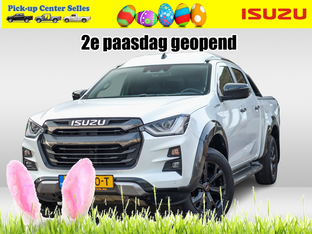 Isuzu D-Max - 1.9 Double Cab V-Cross 5 Persoons Grijs kenteken |  Automaat |  Trekhaak | Fabrieksgaranti - AutoWereld.nl