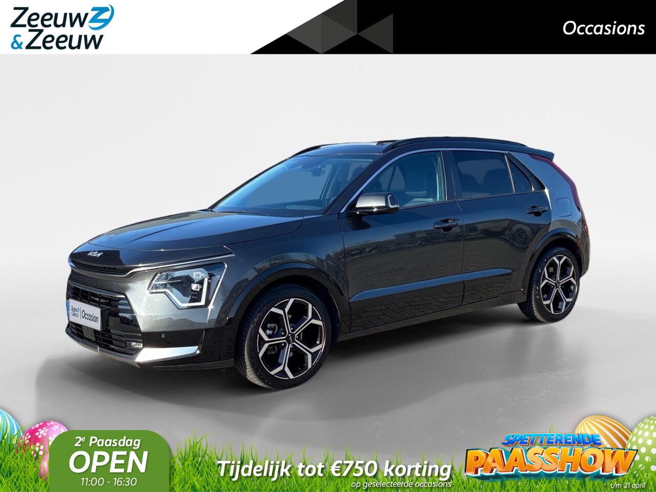 Kia Niro - 1.6 - 140PK GDi Hybrid ExecutiveLine Automaat | Schuif-/Kanteldak | Stoelverwarming & Koel - AutoWereld.nl