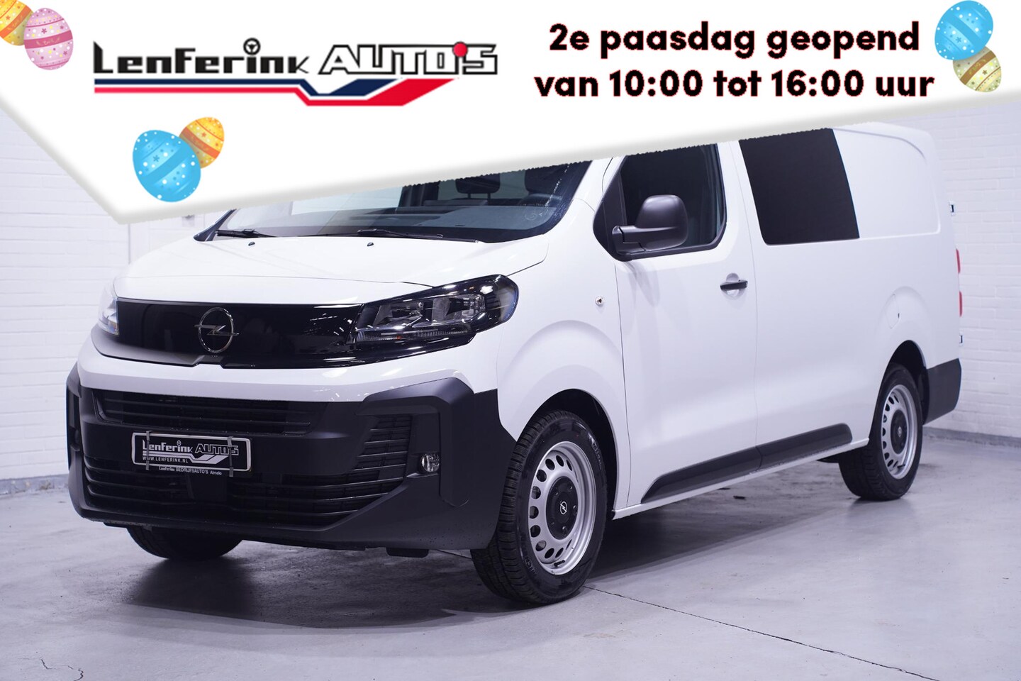 Opel Vivaro - 120 pk Dubbel Cabine L3 BPM Vrij, Navi Cruise Control, Laadruimte Pakket, PDC achter, Appl - AutoWereld.nl