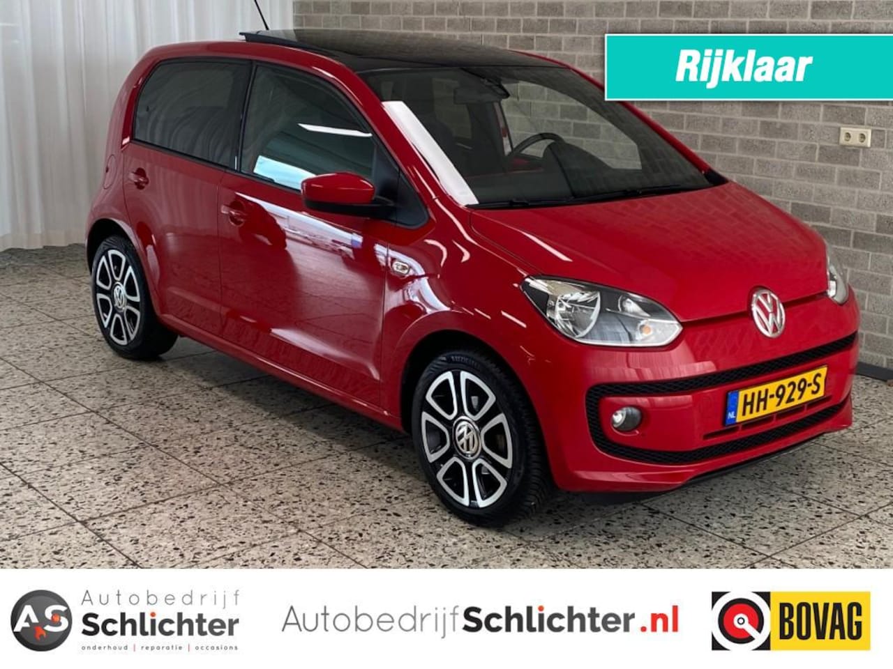 Volkswagen Up! - 1.0 High Up! Cruise/Airco/LM-Velgen/Schuif-dak/All-Season banden - AutoWereld.nl