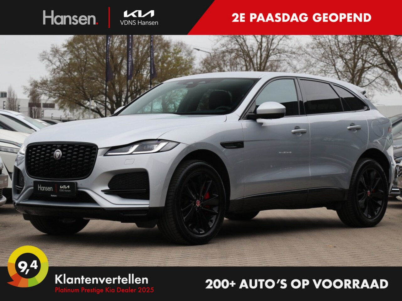 Jaguar F-Pace - 2.0 P400e PHEV I Leder I Meridian I Elektrische stoelverstelling - AutoWereld.nl