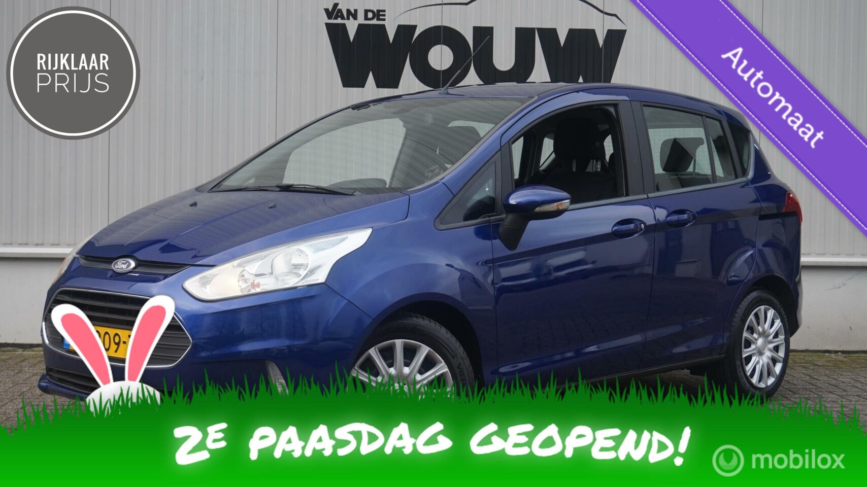 Ford B-Max - 1.6 TI-VCT Automaat | Navigatie | Lage KM Stand | Hoge instap - AutoWereld.nl