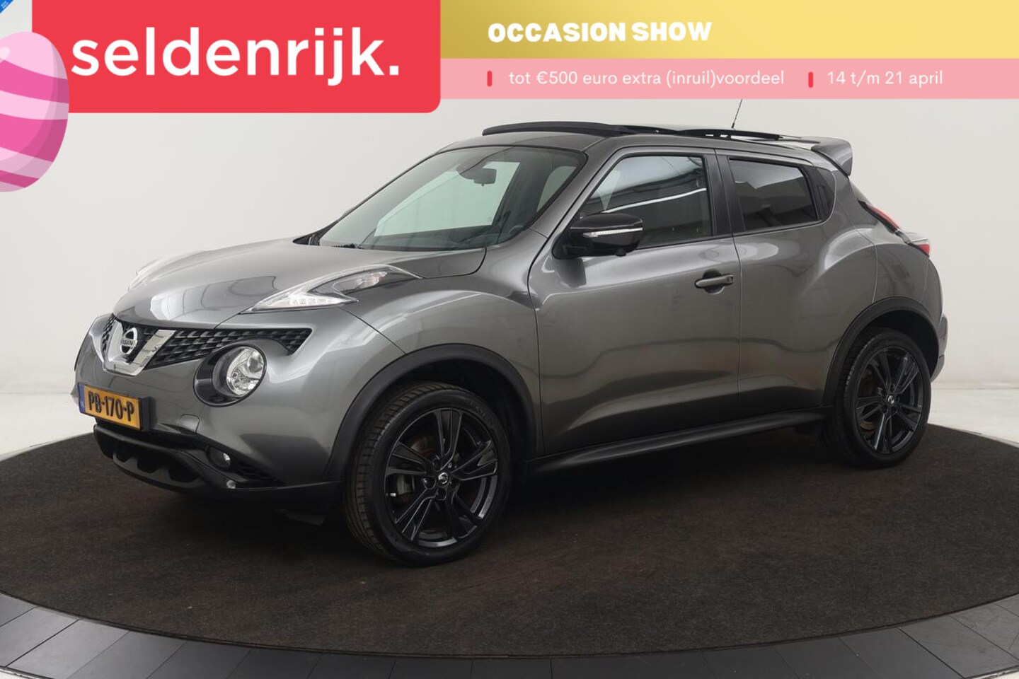 Nissan Juke - 1.2 DIG-T Premium Edition | Panoramadak | Leder | Trekhaak | Stoelverwarming | 360 camera - AutoWereld.nl
