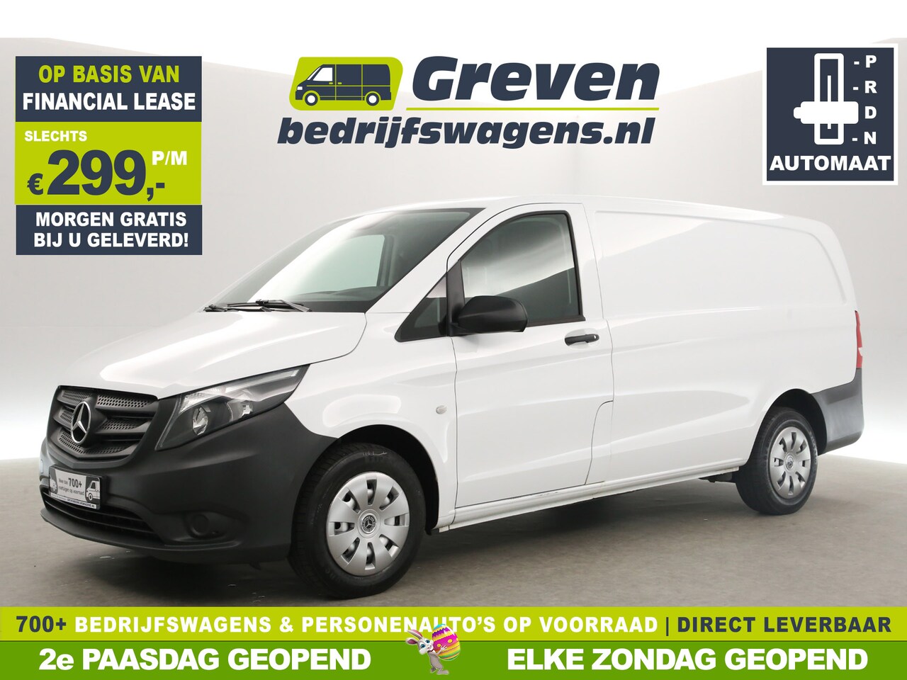 Mercedes-Benz Vito - 114 CDI Lang Automaat Airco Cruise 3 Persoons Elektrpakket Stoelverw. Trekhaak - AutoWereld.nl