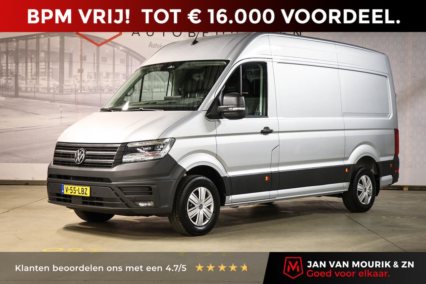 Volkswagen Crafter - 35 2.0 TDI L3H2 Trendline | LED | CLIMA | STUURWIELVERWARMING | NAVI | DAB | APPLE | CAMER - AutoWereld.nl