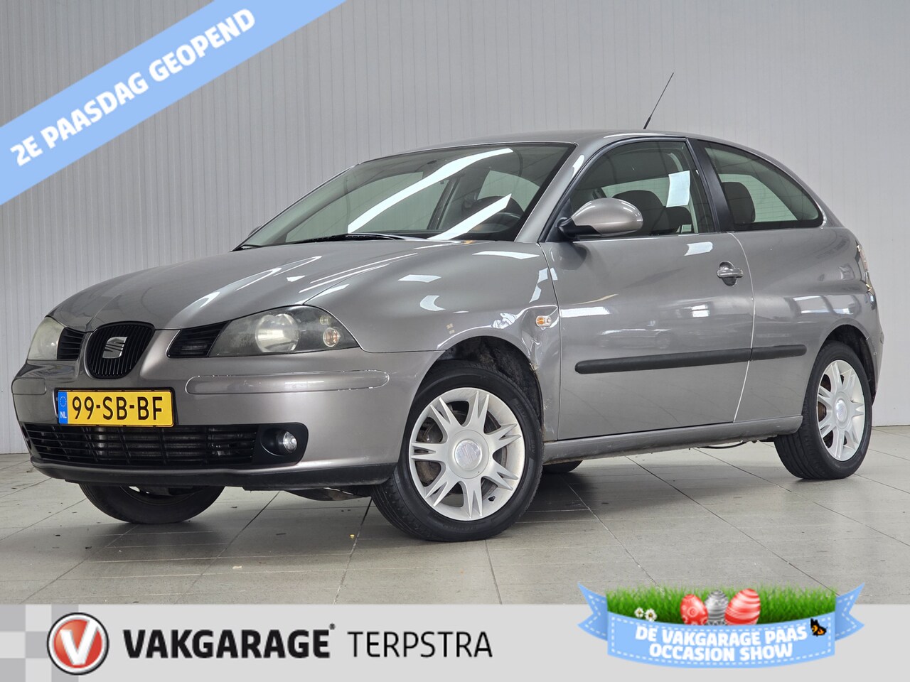 Seat Ibiza - 1.4-16V Reference/ D-Riem verv: 185.000 KM!/ 15'' LMV/ Airco/ Cruise/ Elek. Ramen/ Radio-C - AutoWereld.nl